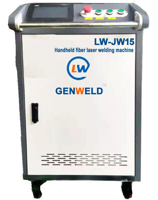 kaufen 1080nm Handheld-Laser-Schweißer 120mm/S für 0,5mm Verzinktes Blatt on-line-Fertigung