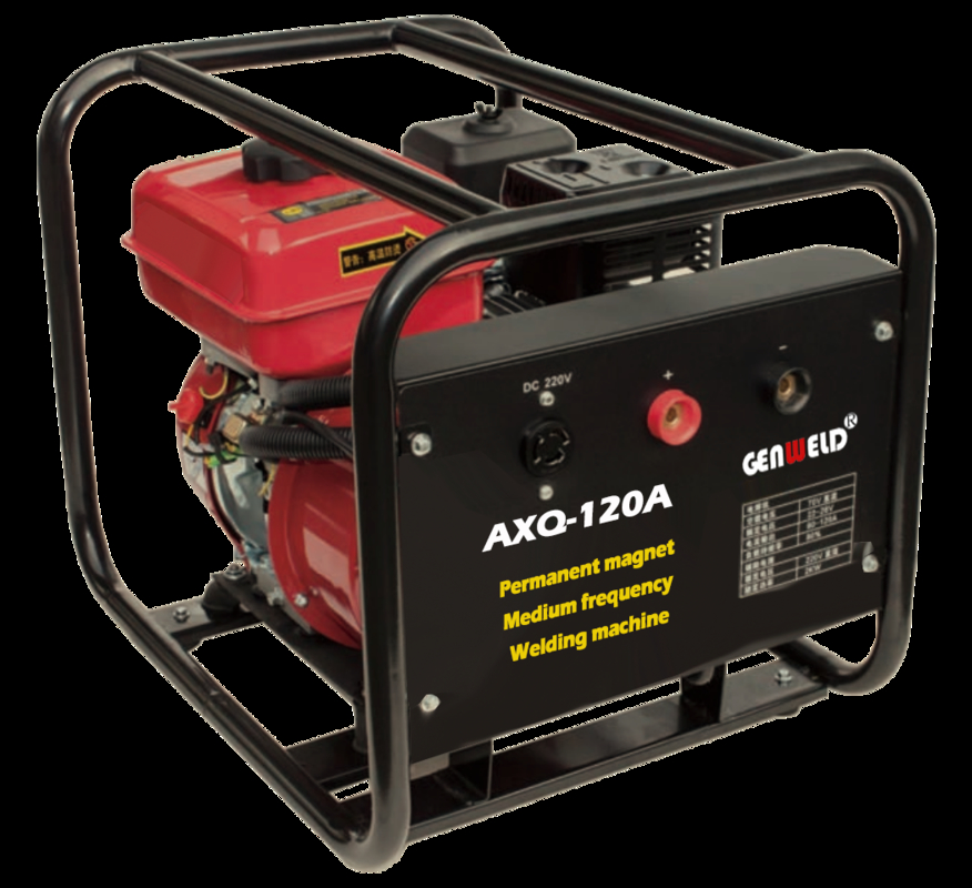 AXQ-120A Permanent Magnet Medium Frequency Welding Machine with 120A Welding Current 65-70V No-load Voltage and 22-28V Working Voltage
